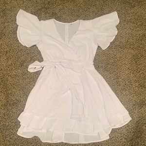 Women’s a line white dress